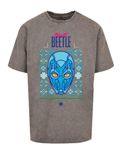 Рубашка Blue Beetle - Helmet, серо-коричневый Absolute cult