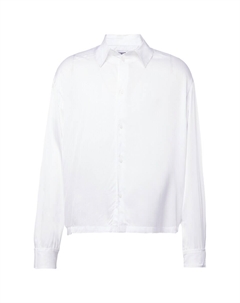 Рубашка на пуговицах классического кроя, белый Weekday