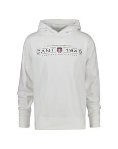 Худи Graphic 2044014, белый Gant