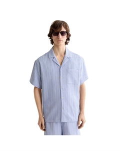 Рубашка с коротким рукавом Tonal Striped, фиолетовый Scotch&soda