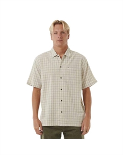 Рубашка с коротким рукавом Classic Surf Check, бежевый Rip curl