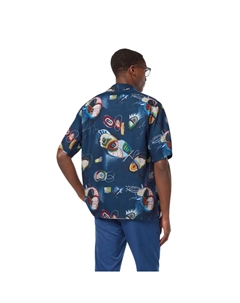 Рубашка с коротким рукавом 180037 Relaxed Fit, синий Scotch&soda