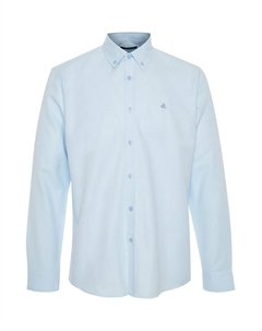 Рубашка на пуговицах классического кроя, светло-синий Trendyol