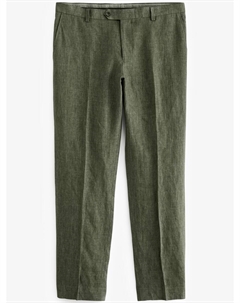 Обычные плиссированные брюки, темно-зеленый Next