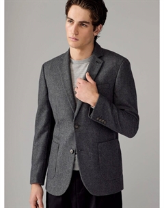 Приталенный пиджак, цвет Grey/Dark grey Next