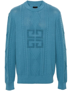 Джемпер с логотипом 4G, синий Givenchy