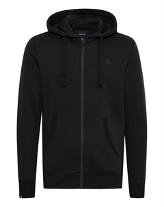 Толстовка с капюшоном на молнии BENE ZIP, черный Solid
