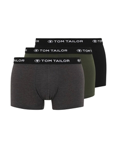 Боксеры, цвет mottled grey/Black Tom tailor