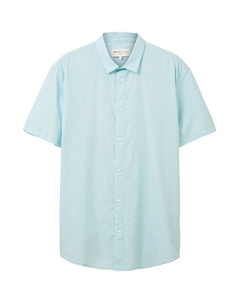 Рубашка на пуговицах классического кроя, цвет Smoke blue/Light blue Tom tailor