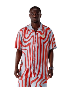 Рубашка на пуговицах Comfort fit Summer, красный Fc bayern münchen