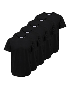 Рубашка Jeff Longy, черный Only & sons