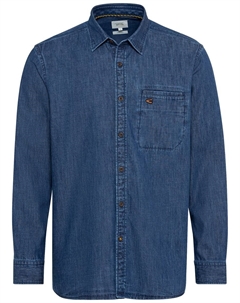 Рубашка на пуговицах классического кроя, темно-синий Camel active