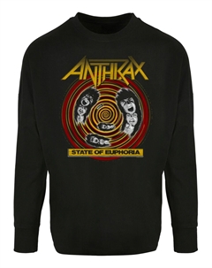 Рубашка Anthrax - State Of Euphoria, черный Merchcode