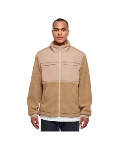 Куртка Patched Sherpa, бежевый Urban classics
