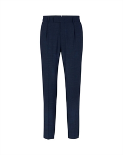 Узкие брюки со складками спереди Bennet, темно-синий Joop