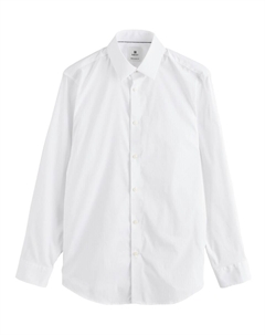 Рубашка на пуговицах классического кроя, белый Next