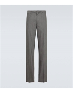 Узкие брюки из мохера, Grigio Prada