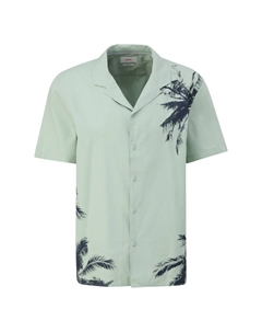 Рубашка на пуговицах классического кроя, зеленый S.oliver