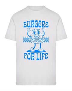 Рубашка Burgers For Life, белый Merchcode