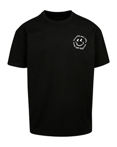 Рубашка Halloween - Haunted and Happy, черный Merchcode