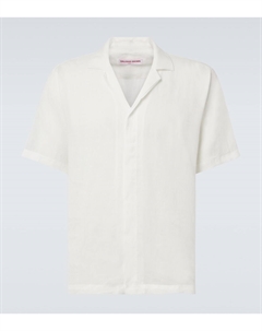 Майтан льняная рубашка, белый Orlebar brown