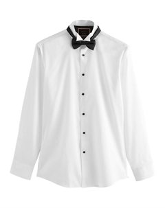 Рубашка Slim Fit на пуговицах, белый Next