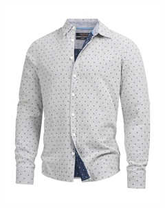 Рубашка на пуговицах классического кроя Joffrey, белый Indicode jeans