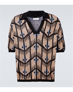 Джаккардовая поло, бежевый Commas