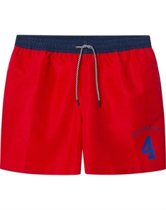 Шорты для плавания Tg Number, красный Hackett
