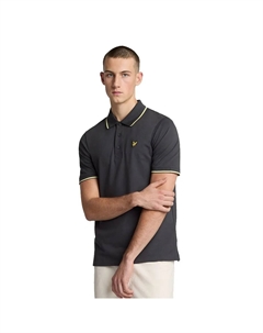 Поло с коротким рукавом Tipped, серый Lyle & scott