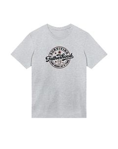 Рубашка Vatertag Surviving Fatherhood, пятнистый серый F4nt4stic