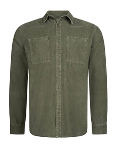 Рубашка на пуговицах классического кроя Thyge, темно-зеленый Indicode jeans