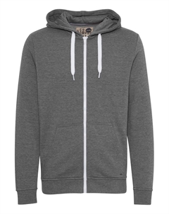 Толстовка с капюшоном на молнии Olli, серый Solid