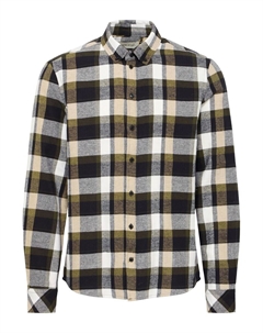 Рубашка на пуговицах классического кроя, темно-зеленый Blend