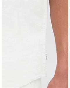 Рубашка на пуговицах классического кроя Monk, белый Indicode jeans