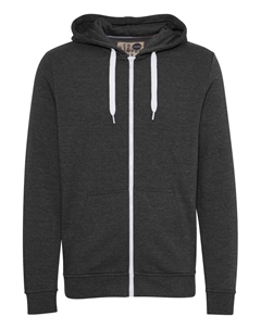 Толстовка с капюшоном на молнии Olli, темно-серый Solid