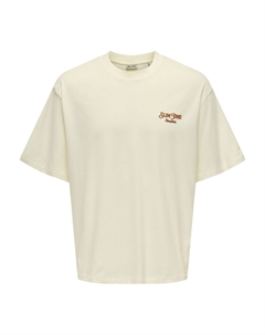 Рубашка Malik Jims, бежевый Only & sons