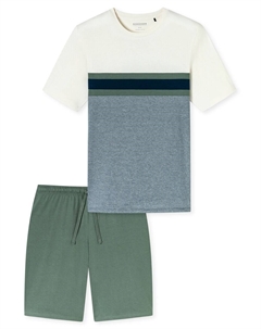 Длинная пижама Casual Nightwear, бежевый Schiesser