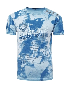 Рубашка, синий/светло-синий Rusty neal