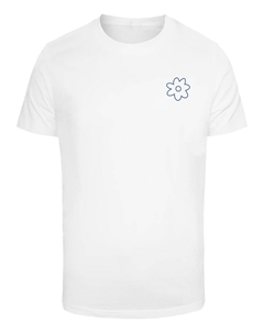 Рубашка Flower, белый Merchcode