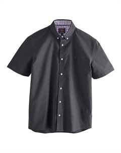 Рубашка на пуговицах классического кроя, антрацит Next