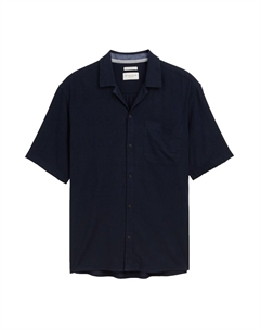 Рубашка на пуговицах классического кроя, темно-синий Tom tailor