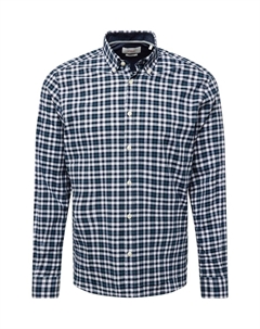 Рубашка на пуговицах классического кроя, темно-синий/светло-синий S.oliver