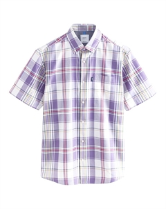 Рубашка на пуговицах классического кроя, цвет Purple/Dark purple Next