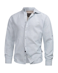 Рубашка на пуговицах классического кроя Bran, синий Indicode jeans