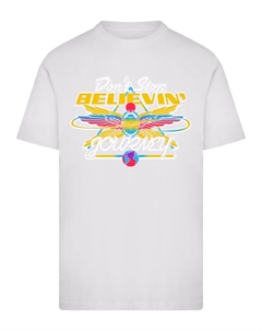 Рубашка Journey Rock Band - Wings, белый Merchcode