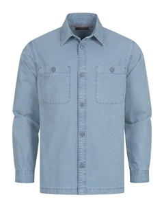 Рубашка на пуговицах классического кроя Pilou, цвет Blue/Indigo/Blue denim Indicode jeans