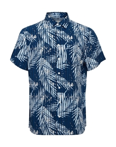 Рубашка на пуговицах классического кроя Barba, цвет marine blue/Light blue 11 project