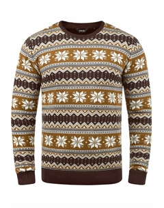 Свитер Winno, коричневый Solid