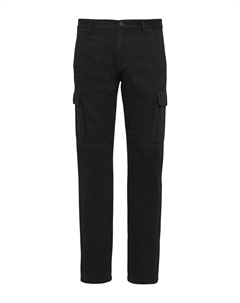 Узкие брюки-карго, черный Qs